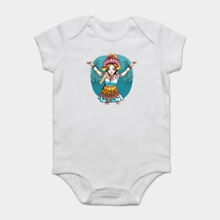 Funny Hawaiian Baby Bodysuit